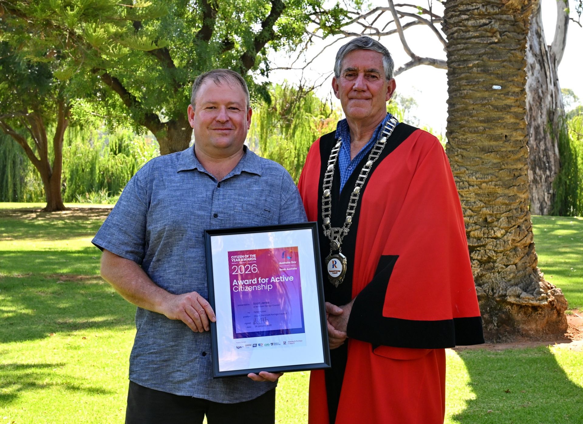2026 Active Citizen of the Year - Scott Jenke