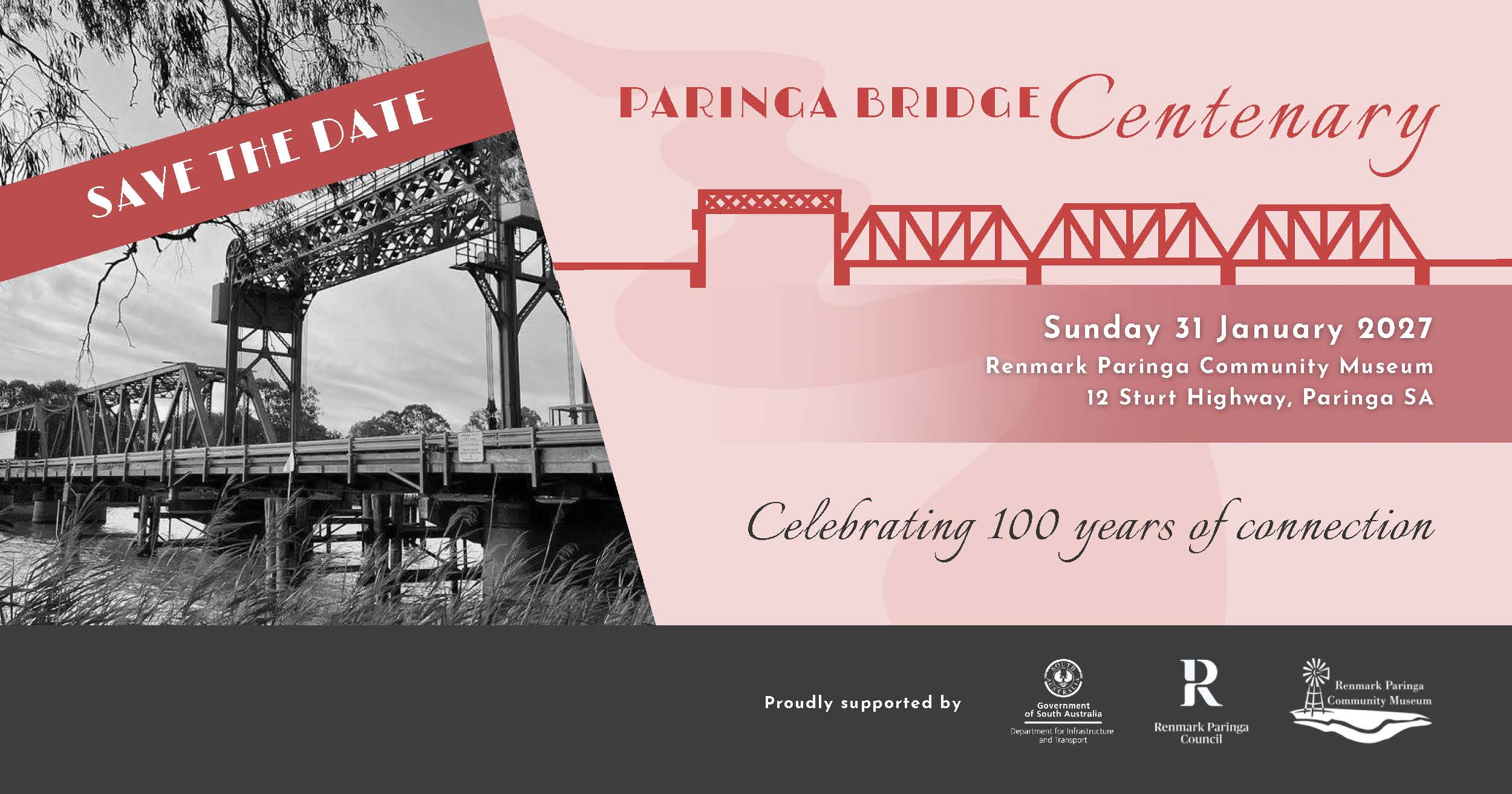Paringa Bridge Centenary Save the Date