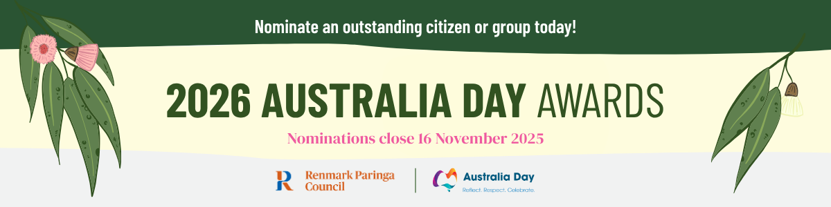 Australia Day 2026 Nominations Now open banner